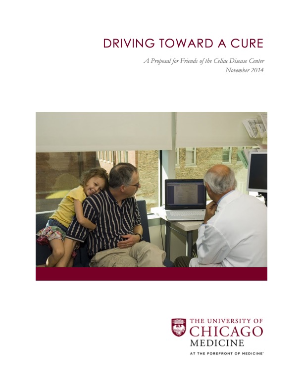 JPEG image of the cover for FACS Machine proposal for Celiac Disease Center at University of Chicago Medicine.